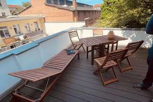 Komplett eingerichtetes Apartment mit großer Terrasse in Bestlage von Köln-Sülz