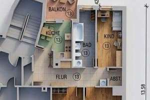 Wohnkomfort zum Wohlfühlen – 3-Zimmer-Wohnung mit EBK, Balkon & Tageslichtbad – Carl-von-Ossietzky-Straße 23, 9126 Lutherviertel, Chemnitz – Vorschaubild 11