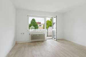 Neu sanierte 3-Zimmer-Wohnung mit überdachtem Balkon in ruhiger Lage