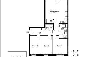 Großzügige 4-Zimmer-Etagenwohnung in Tonndorf – Wentzel Dr. – Die vollständige Adresse der Immobilie erhältst du vom Anbieter., 22159 Farmsen-Berne, Hamburg – Vorschaubild 10