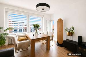 Gepflegte 3-Zimmer-Wohnung in attraktiver Lage von Düsseldorf-Lörick