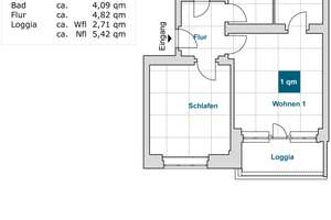 Eine 3 Raumwohnung mit Balkon - frisch renoviert! – Eibenstocker Str. 6, 1309 Gruna, Dresden – Vorschaubild 2