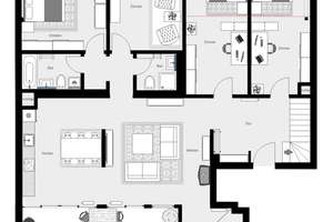 Dachgeschosstraum mit Galerie & Balkon | 2 Bäder | Aufzug | Dielenboden | Stellplatz mgl. – Wurzner Straße 156a, 4318 Sellerhausen-Stünz, Leipzig – Vorschaubild 2