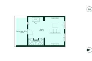 Reihenendhaus mit Dachterrasse, Dachstudio und Garage direkt am Haus – Tourcoingstraße 4b, 46240 Eigen, Bottrop – Vorschaubild 12