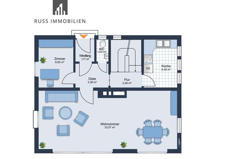 Grundriss Erdgeschoss