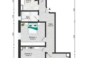 Provisionsfrei – Altbauwohnung mit großzügiger Wohnküche und energetisch saniertem Dach – Die vollständige Adresse der Immobilie erhältst du vom Anbieter., 70184 Gablenberg, Stuttgart – Vorschaubild 16