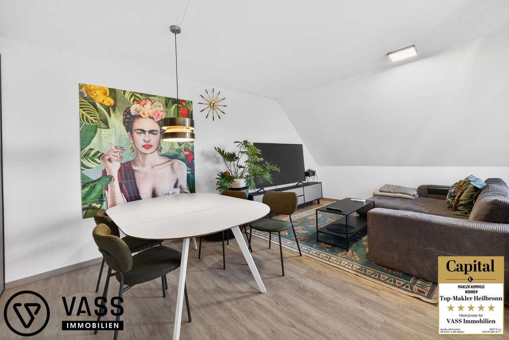 Immobilie in Untergruppenbach - Sanierte 2-Zimmer-Wohnung mit Stellplatz und Loggia in Untergruppenbach - Bild 2