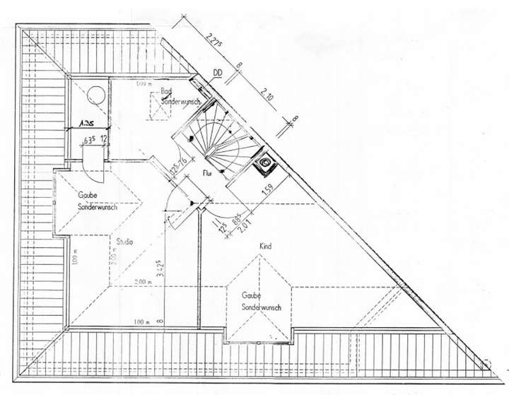 Grundriss Dachgeschoss