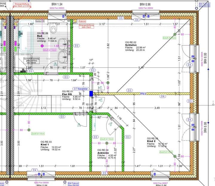 Grundriss Obergeschoss