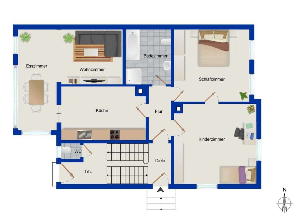 Grundriss Erdgeschoss