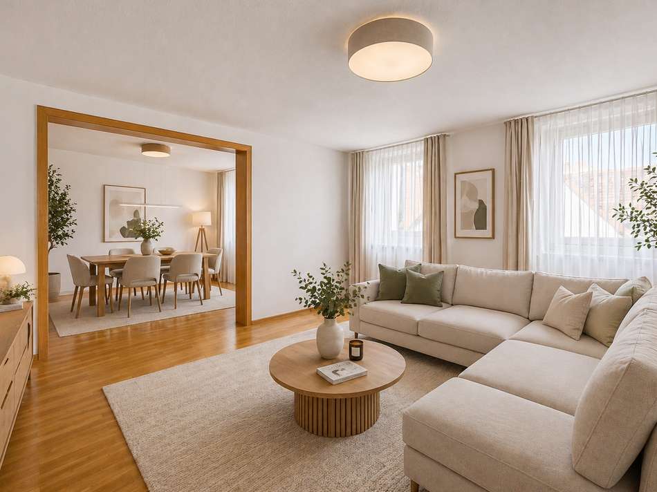 Wohnzimmer OG (digitales Stagi
