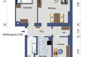 Südstadt, ruhige Seitenstraße! 3-Zimmer-Wohnung mit Südbalkon! – Die vollständige Adresse der Immobilie erhältst du vom Anbieter., 90443 Steinbühl, Nürnberg – Vorschaubild 18
