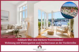 Exklusiv über den Dächern Travemündes – Wohnung mit Wintergarten und Dachterrasse an der Vorderreihe
