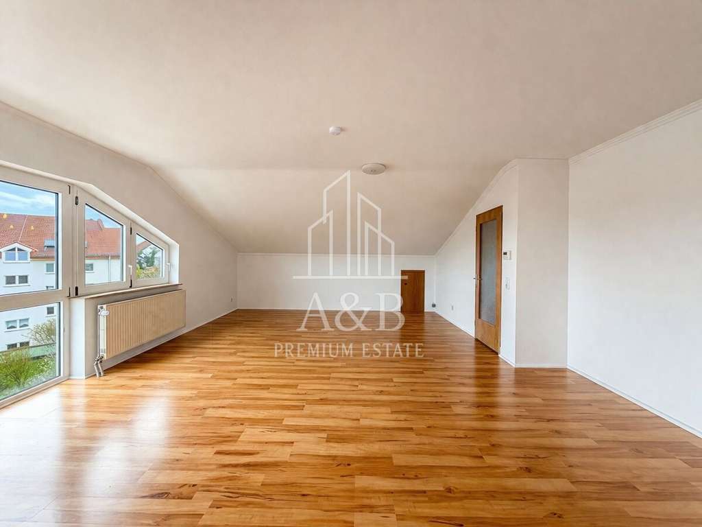 Immobilie in Bürstadt - ** Lichtdurchflutete 1,5-Zimmer-Dachgeschosswohnung mit Charme ** - Bild 1