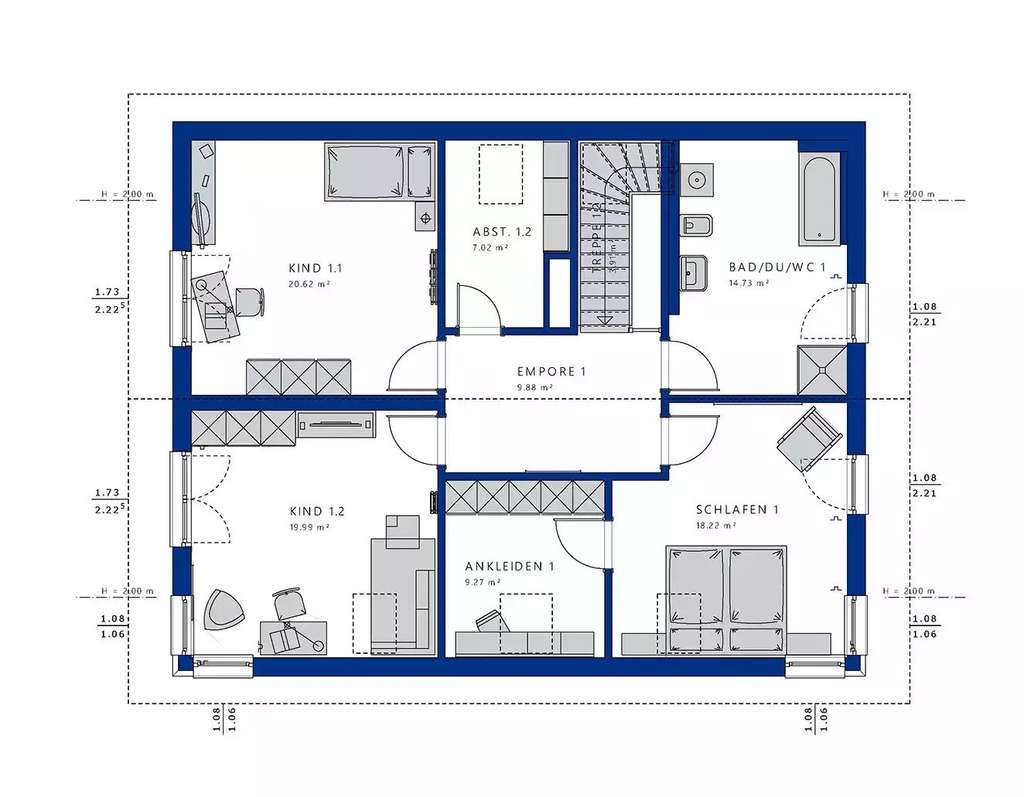 Immobilie in Rimpar - EIN TRAUMHAUS FÜR ZWEI FAMILIEN-MIT 2 x KFW QNG WIRD DIE FINANZIERUNG LEICHTER - Bild 2