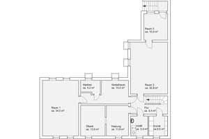Traumhafter Bungalow,saniert, mit Vollunterkellerung – Wohnen mit Flair – Die vollständige Adresse der Immobilie erhältst du vom Anbieter., 30559 Kirchrode, Hannover – Vorschaubild 17