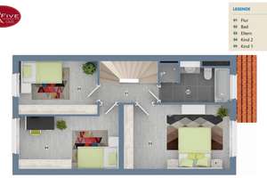 Gepflegtes und energieeffizientes RMH im beliebten skandinavischen Viertel / Alt-Wettbergen – Die vollständige Adresse der Immobilie erhältst du vom Anbieter., 30457 Wettbergen, Hannover – Vorschaubild 3