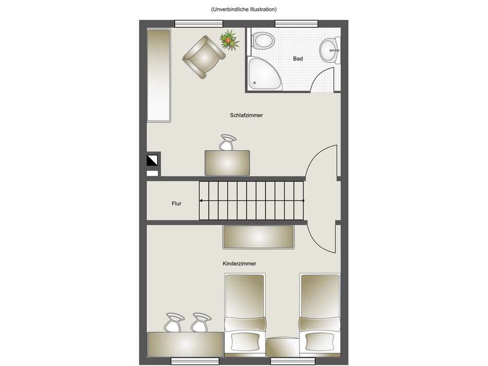 Grundriss Obergeschoss