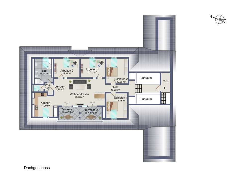 Grundriss DG