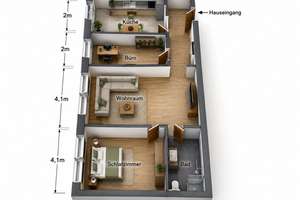 Urbanes Wohnen mit Panorama – Attraktive 3-Zimmer-Wohnung in Köln – Haselnußhof 1, 50767 Heimersdorf, Köln – Vorschaubild 10