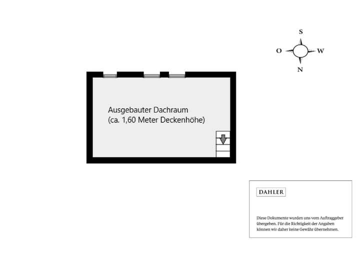Ausgebauter Dachraum mit Loung