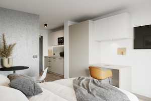 uniQ living // wunderschönes Dachgeschoss-Apartment für Studenten/Schüler – Kumpfmühler Straße 63A, 93051 Regensburg – Vorschaubild 3