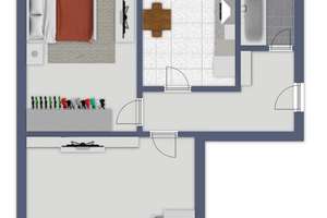 70 m², 2 Zimmer, Küche, Diele, Bad mit Fenster, Balkon! – Windscheidstraße 19, 40239 Düsseltal, Düsseldorf – Vorschaubild 12