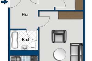 Sofort bezugsfertige 3-Zimmerwohnung mit Balkon und Aufzug in oberster Etage! – Spremberger Str. 6, 1239 Prohlis-Süd, Dresden – Vorschaubild 2
