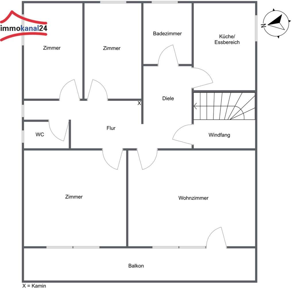 Immobilie in Heidenheim - Viel Platz für zwei Familien – ZFH mit Balkon, Terrasse und großem Grundstück in 91719 Heidenheim - Bild 4