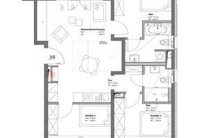 bezugsfreies 81m² 3-Zimmer-Neubau-Dachgeschoss (2021) mit großer Loggia, Keller inkl. TG-Stellplatz  – Charlottenburger Straße 137, 13086 Weißensee, Berlin – Vorschaubild 35