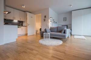 Wunderschönes, möbliertes Apartment mit Westbalkon in Schwabing/München mit Parkblick – Belgradstrasse 128b, 80804 Am Luitpoldpark, München – Vorschaubild 2