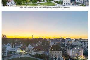 Möblierte 2-Zimmer Wohnung mit Balkon und Einbauküche in München Pasing mit Fernblick – Landsberger Straße 447, 81241 Am Westbad, München – Vorschaubild 2