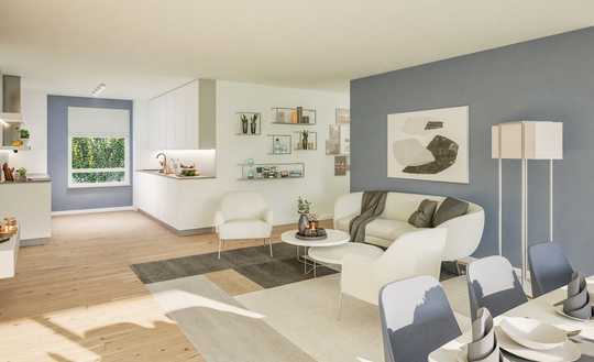Großzügige und Moderne 3-Zimmer-Wohnung im Erdgeschoss