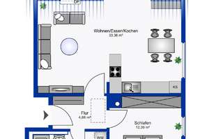 Ideal für Singles oder Paare: 2-ZKB Wohnung mit Westbalkon und TG-Stellplatz in Hochzoll-Nord – Die vollständige Adresse der Immobilie erhältst du vom Anbieter., 86163 Hochzoll-Nord, Augsburg – Vorschaubild 6