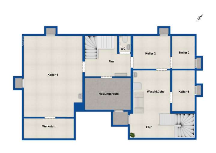 Grundriss Kellergeschoss