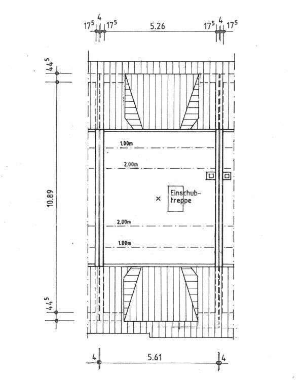Grundriss Spitzboden