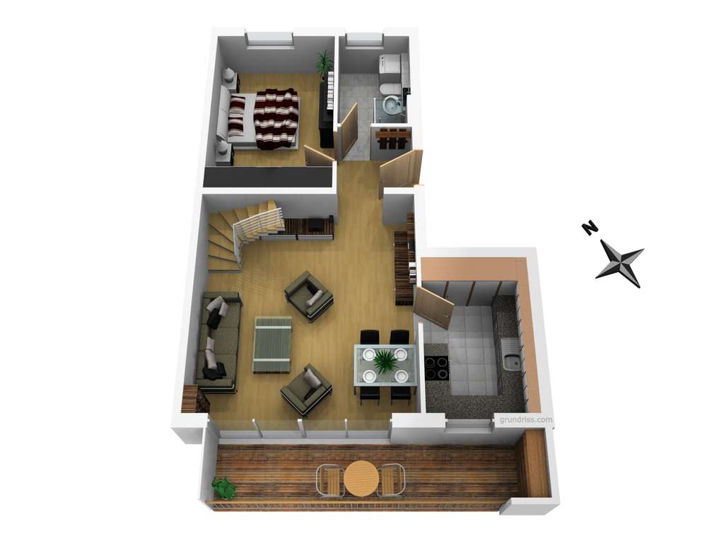 Immobilie in Baienfurt - 3-Zimmer 1.OG-Wohnung mit Außenstellplatz in Baienfurt - Bild 0