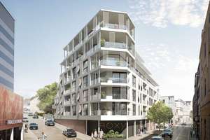 Exklusive 2-Zimmer-Wohnung 4. Obergeschoss mit Einbauküche in Innenstadtlage *Tiefgaragenstellplatz*