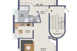 Großzügige 2-Zimmerwohnung mit EBK, Stellplatz u. Balkon im inneren Westen! – Die vollständige Adresse der Immobilie erhältst du vom Anbieter., 93049 Westenviertel, Regensburg – Vorschaubild 16