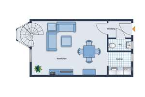 Charmante, sanierte Maisonettewohnung mit EBK und Stellplatz – sofort bezugsfrei! – Die vollständige Adresse der Immobilie erhältst du vom Anbieter., 97078 Versbach, Würzburg – Vorschaubild 13