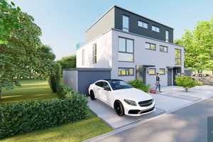 Modernes Wohnen in Leverkusen-Steinbüchel: Flachdach Doppelhaushälfte auf 157m2 in KFW40 – Leverkusen – Vorschaubild 3