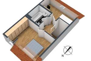 +++ renovierte DG-Maisonette - sep. Zugang - S-Blk. mit Blick ins Grüne - inkl. EBK & Kfz-Stpl. +++ – Mercatorweg 57, 70439 Stammheim-Süd, Stuttgart – Vorschaubild 31