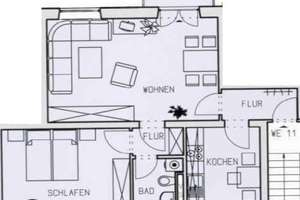 schöne 2 Raum Wohnung mit Balkon auf der Humboldthöhe gesucht? – Beethovenstraße 46, 9130 Sonnenberg, Chemnitz – Vorschaubild 2