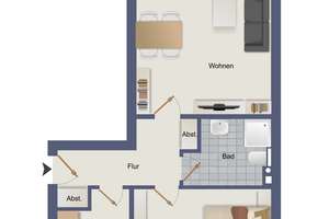 Schöne 2-Zimmer-Eigentumswohnung im Dachgeschoss zum Verkauf – Die vollständige Adresse der Immobilie erhältst du vom Anbieter., 24147 Elmschenhagen, Kiel – Vorschaubild 14