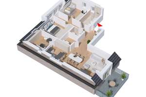 Großzügige barrierefreie 3-Zi-Wohnung in Münster Albachten neuwertig mit Gäste-WC und PKW-Stellplatz – Die vollständige Adresse der Immobilie erhältst du vom Anbieter., 48163 Albachten, Münster – Vorschaubild 43
