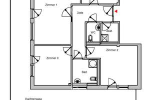 3Zi.-Whg mit großer Dachterrasse - Servicewohnung in Bochum-Mitte – Düppelstr. 25, 44789 Südinnenstadt, Bochum – Vorschaubild 5