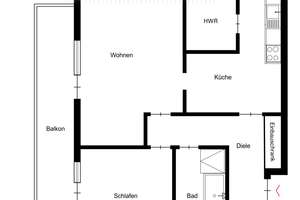 Charmante 2,5-Zimmer-Dachgeschosswohnung mit Garage in begehrter Lage von Neu-Müngersdorf – Die vollständige Adresse der Immobilie erhältst du vom Anbieter., 50933 Müngersdorf, Köln – Vorschaubild 7