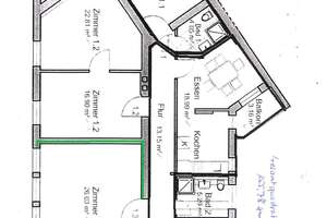Zimmer 1.3 in Studi bzw Azubi WG - Wohnung mitten in der Bielefelder City – Die vollständige Adresse der Immobilie erhältst du vom Anbieter., 33613 Mitte, Bielefeld – Vorschaubild 7