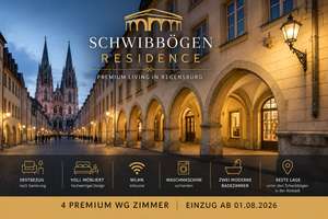 Voll möbliertes Premium WG-Zimmer | Altstadt Regensburg | WLAN inklusive – Unter den Schwibbögen 1, 93047 Innenstadt, Regensburg – Vorschaubild 8