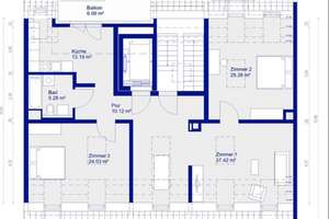 3 Zimmer / 109m² – Dachgeschosswohnung in Köpenick mit hochwertiger Einbauküche sucht Nachmieter